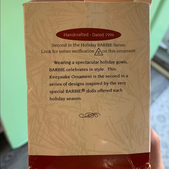 Hallmark Keepsake 1994 Holiday Barbie Collector’s Series - Picture 7 of 7